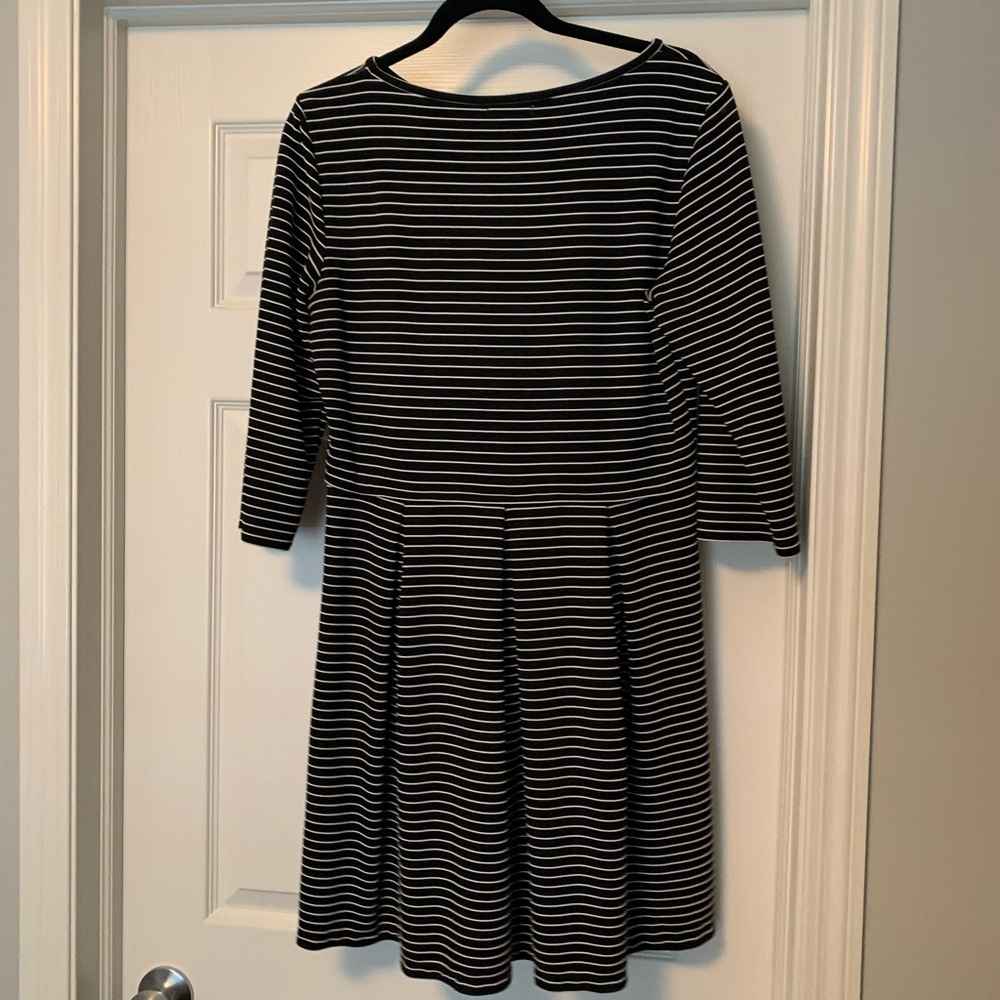 Nordstrom’s Max Studio Black and White Striped Dress